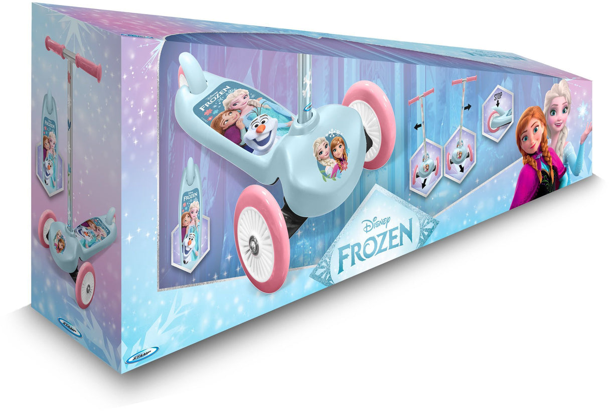 Trottinette enfant steering - LA REINE DES NEIGES - RN246045 - 3 roues - Bleu