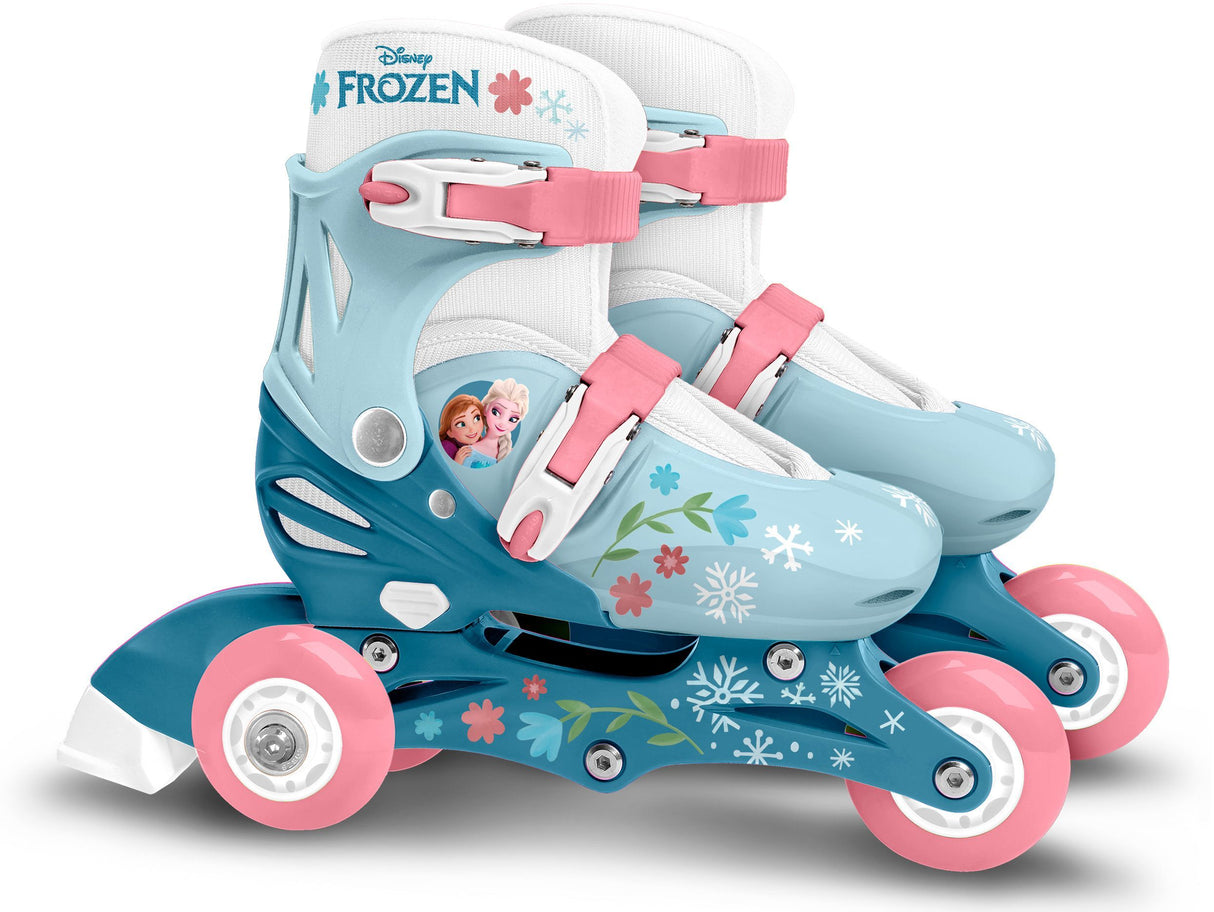 Patins en ligne 2-en-1 - LA REINE DES NEIGES - Fille - Bleu - Taille 27-30