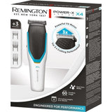 Tondeuse cheveux - REMINGTON - HC4000 X4 Power Xseries - 60 min - Blanc / Bleu