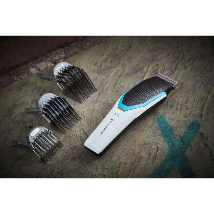 Tondeuse cheveux - REMINGTON - HC4000 X4 Power Xseries - 60 min - Blanc / Bleu