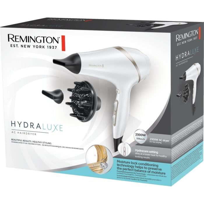 Seche-cheveux hydraluxe 2300W - REMINGTON - AC8901 - PrÈserve l'hydratation des cheveux - Ionique