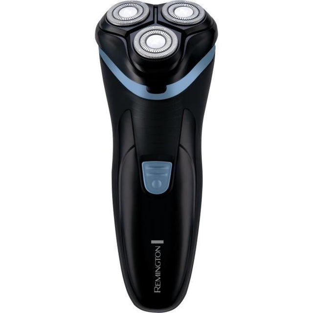 Rasoir rotatif sans fil - REMINGTON - R1000 - 3 lames Dual Track - Tondeuse escamotable - Autonomie 30 min - LED