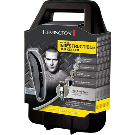 Tondeuse Cheveux Indestructible REMINGTON HC5880 - Lames Acier Japonais Auto-Affűtées - Batterie Dual Lithium