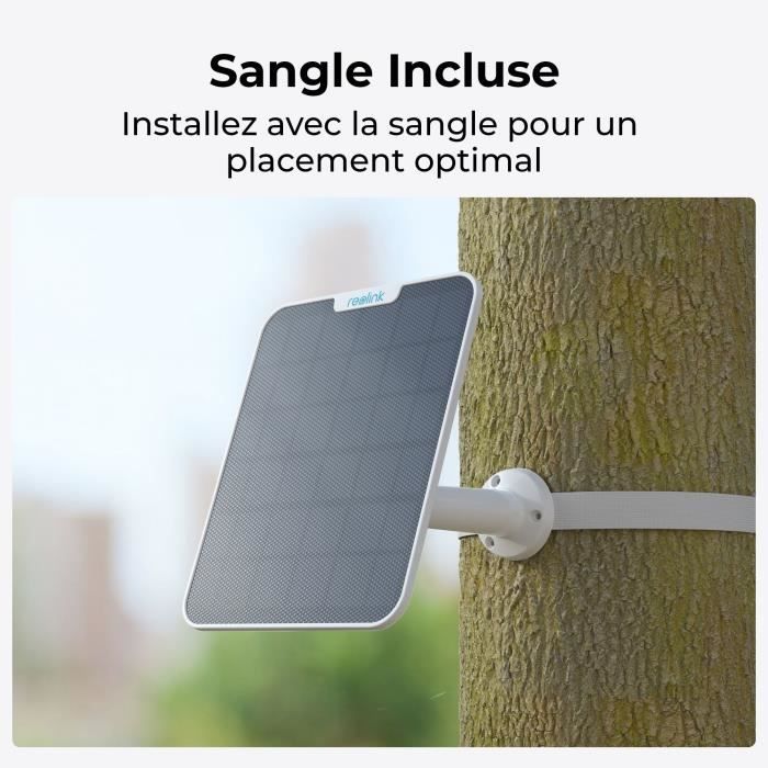 Panneau solaire - REOLINK - SR3 - 5,8 W - Blanc