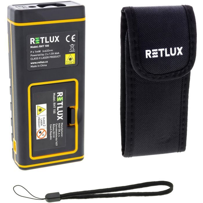 Télémetre laser 40m - RETLUX - RHT 100