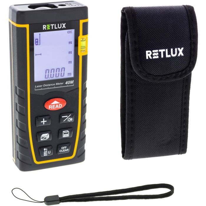 Télémetre laser 40m - RETLUX - RHT 100