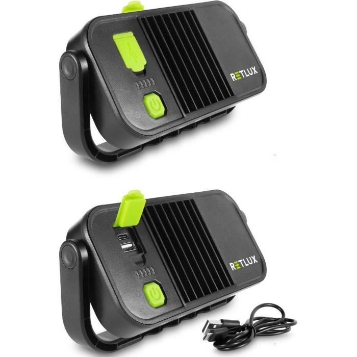 Lampe de travail avec banque d'alimentation - RETLUX - RPL 200