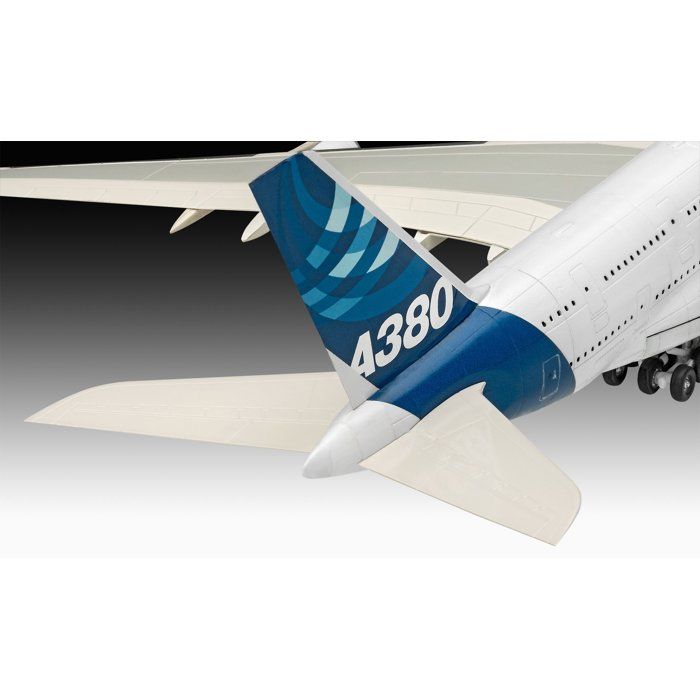 Maquette d'avion - REVELL - Model Set - Airbus A380 - Avec colle, peintures et accessoires