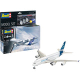 Maquette d'avion - REVELL - Model Set - Airbus A380 - Avec colle, peintures et accessoires