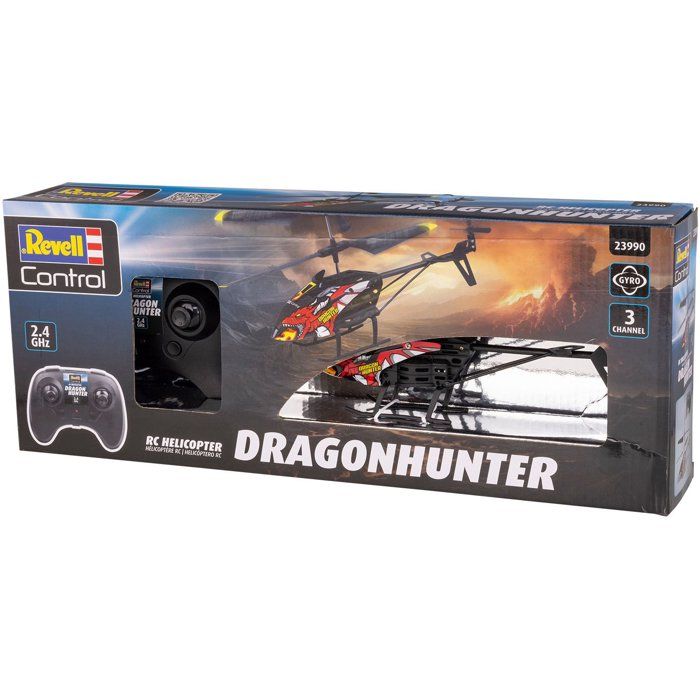 Hélicoptere RC - REVELL Control - Dragon Hunter - 3 voies - 2,4 GHz - Stabilisateur - Des 8 ans