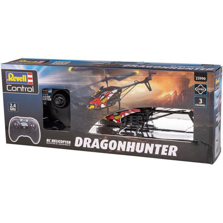 Hélicoptere RC - REVELL Control - Dragon Hunter - 3 voies - 2,4 GHz - Stabilisateur - Des 8 ans