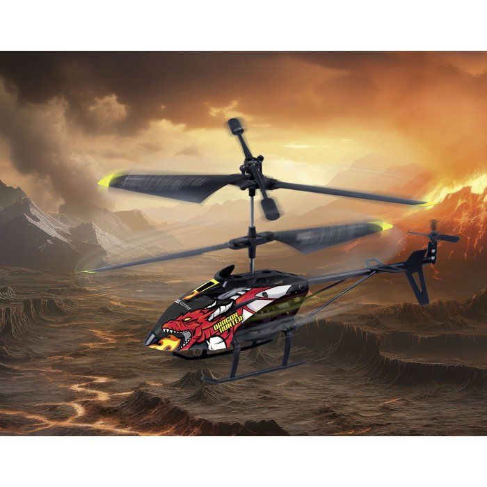 Hélicoptere RC - REVELL Control - Dragon Hunter - 3 voies - 2,4 GHz - Stabilisateur - Des 8 ans