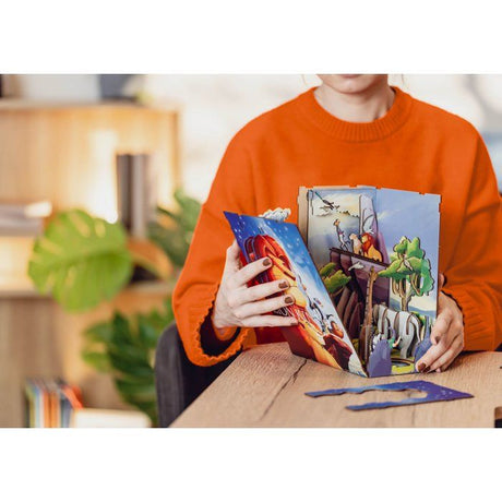 Book Nook - Kit DIY a construire Maquette 3D Serre Livre - REVELL - Tiny Adventures - Disney - Le Roi Lion - LED