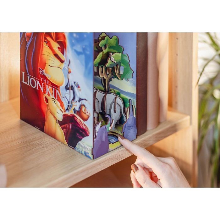 Book Nook - Kit DIY a construire Maquette 3D Serre Livre - REVELL - Tiny Adventures - Disney - Le Roi Lion - LED