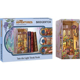 Book Nook - Kit DIY a construire Maquette 3D Serre Livre - REVELL - Tiny Adventures - Bridgerton - Dans la lumiere - LED