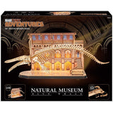 Puzzle 3D en bois - REVELL - Tiny Adventures - Natural Museum - Baleine Bleue - LED
