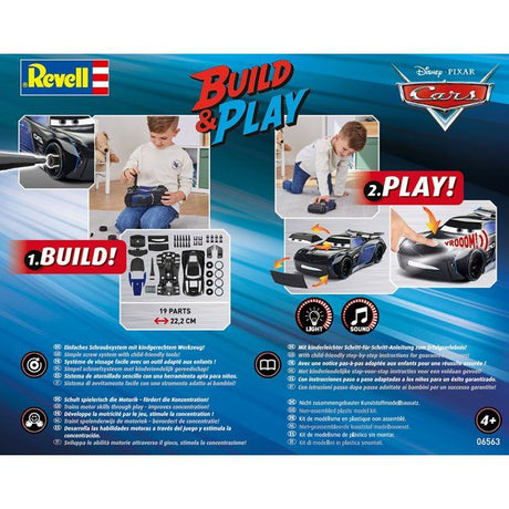 Voiture a construire - REVELL - Build & Play - CARS - Jackson Storm - Sons et lumieres - Des 4 ans