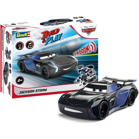 Voiture a construire - REVELL - Build & Play - CARS - Jackson Storm - Sons et lumieres - Des 4 ans