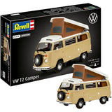 Maquette a construire - REVELL - Click System - VW T2 Camper - Sans colle - Pieces pré-peintes
