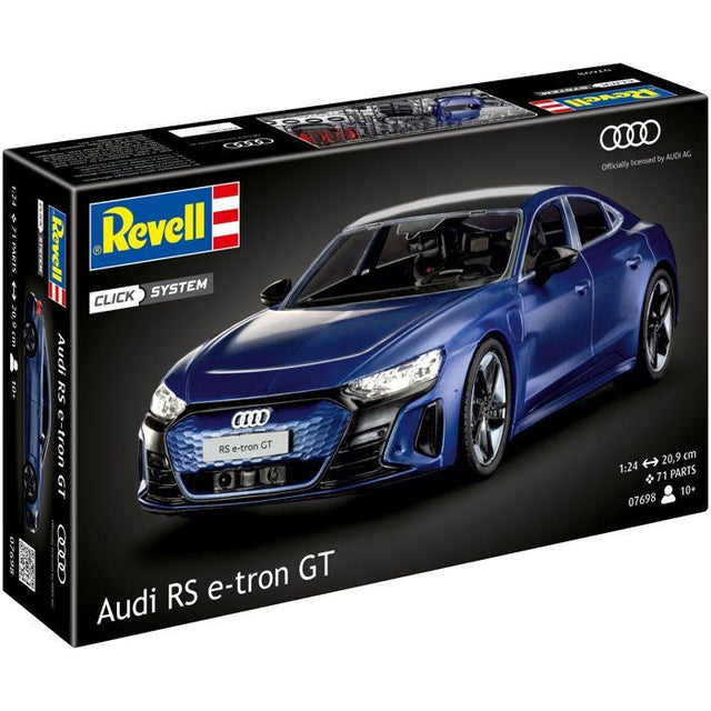 Maquette a construire - REVELL - Click System - Audi RS E-Tron GT - Sans colle - Pieces pré-peintes