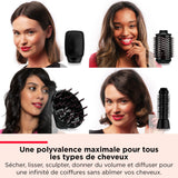 Multistyler 4-en-1 - REVLON - RVDR5373E - Pour cheveux texturés - 4 températures - Noir