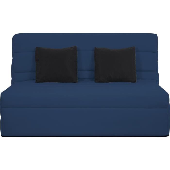 DUNLOPILLO Banquette BZ 2 places - Bleu - ReVEUR