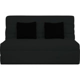 DUNLOPILLO Banquette BZ 2 places - Noir - ReVEUR