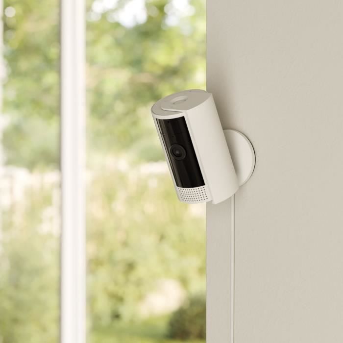 Caméra de surveillance - RING - Intérieure 2eme génération - HD 1080p - Systeme audio bidirectionnel - Blanc