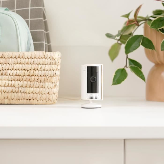 Caméra de surveillance - RING - Intérieure 2eme génération - HD 1080p - Systeme audio bidirectionnel - Blanc