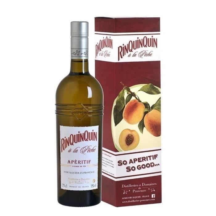 Rinquinquin a la Peche - Apéritif a base de vin - 15.0% Vol. - 75 cl