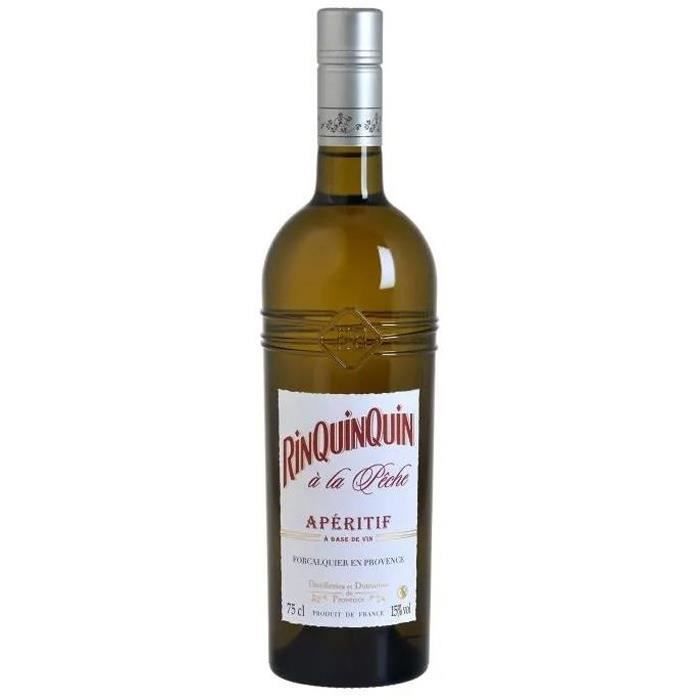 Rinquinquin a la peche - Apéritif a base de vin - 15,0% Vol. - 75 cl
