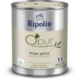 O'pur murs boiseries radiateurs beige glaise satin velouté - RIPOLIN - 2 L