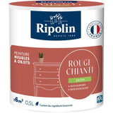 Peinture meuble et objet - Rouge chianti - Satiné - Ripolin - 0,5L