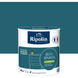 Peinture meuble et objet - Bleu ainhoa - Satiné - Ripolin - 0,5L