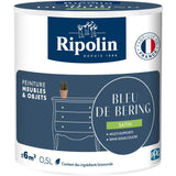 Peinture meuble et objet - Bleu de bering - Satiné - Ripolin - 0,5L
