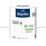 Peinture meuble et objet - Blanc - Satiné - Ripolin - 1L