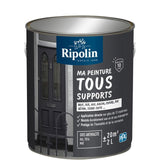 Peinture multi-supports - Gris anthracite - RAL 7016 - Mat - Ripolin - 2L