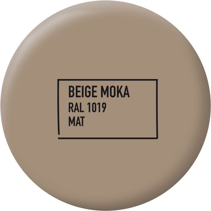 Peinture multi-supports - Beige moka - RAL 1019 - Mat - Ripolin - 2L