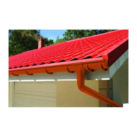 Revetement Anti-Infiltrations Toiture - RIPOLIN - Terre cuite - 4L - Bicouche - Extérieur