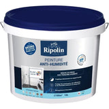 Peinture anti-humidité - RIPOLIN - 424185 - Blanc - Satin - 10 L