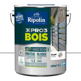 Peinture XPRO3 bois - Blanc Calibre - Satin - Ripolin - 5L
