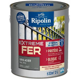 Extreme fer gris acier RAL 7012 brillant - RIPOLIN - 2 L