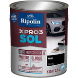 Peinture sol - RIPOLIN - Noir - Mat - 2,5L