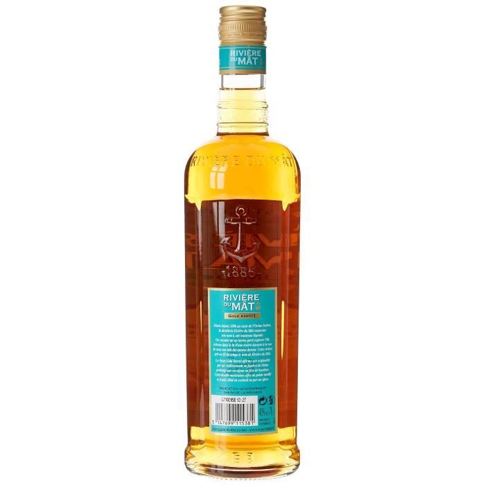 Riviere du Mât - Rhum doré de la Réunion - 40% - 70 cl