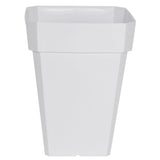 Bac a fleurs carré RIVIERA SOLEILLA - Plastique - H53x39x39 cm - Blanc