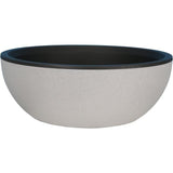 Coupe pot de fleurs - RIVIERA - Granit  - D40 H15 cm - 12 L - Stone
