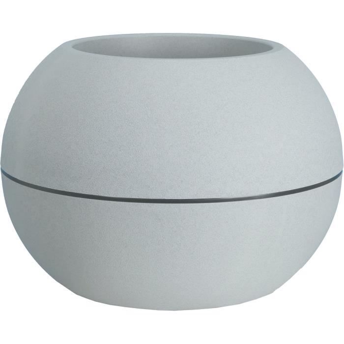 RIVIERA -  pot de fleurs Boule -  D40 - stone