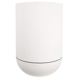 Bac a fleurs rond - RIVIERA - GRANIT TULIPE - Plastique - D40 x H57 cm - Blanc