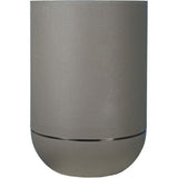 Pot de fleurs - RIVIERA - Granit Tulipe - D40 H57 cm - Gris