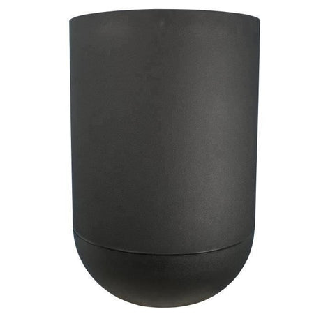 Bac a fleurs - RIVIERA - GRANIT TULIPE - Plastique - D50 x H71 cm - Noir